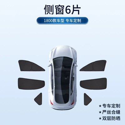 Sun shade — New Edition Privacy Secret Sunshade - tesla-model-3-6-side-windows