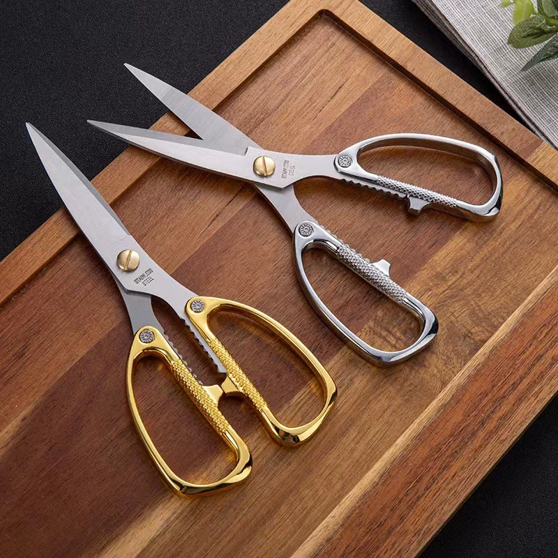 Universal powerful food scissors for home use stainless steel