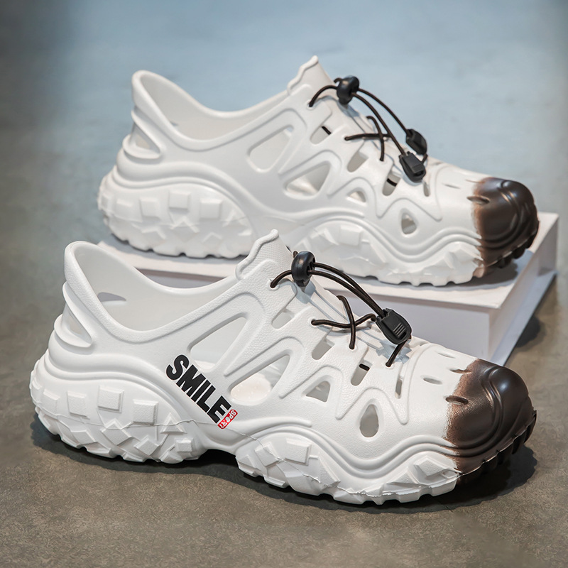 En nombre de los nuevos zapatos de playa antideslizantes EVA de verano, ocio al aire libre, río y agua, zapatos de agujero hueco Baotou, zapatos de hombre