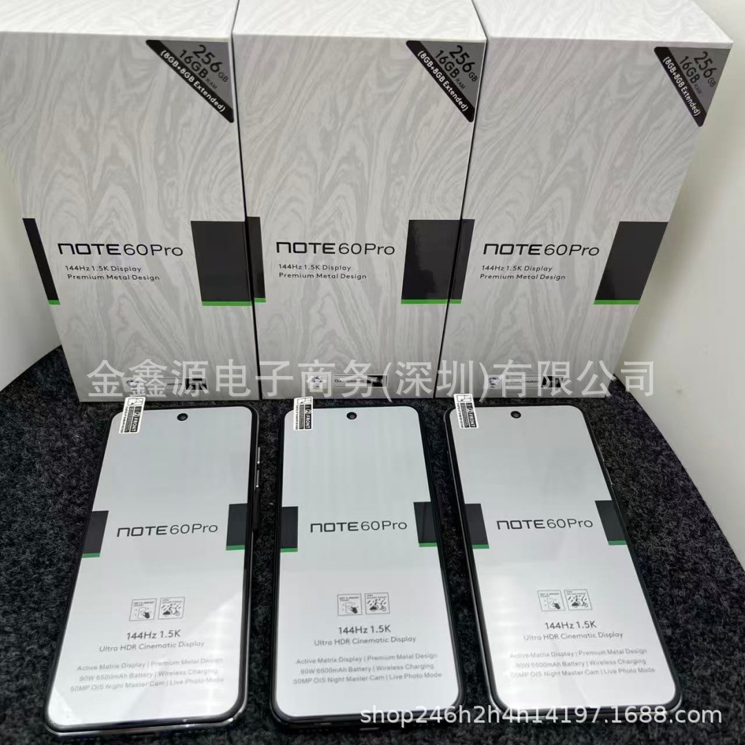 New Export Android Note60pro 16+256g 6.8 Hd Smartphone Google Store