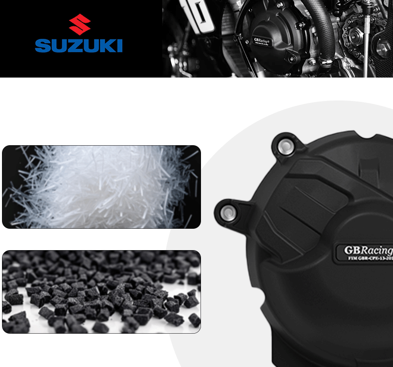 Suitable for Suzuki Gsx-R1000(R) Modified Engine Protective Cover Gbracing Engine Anti-Fall Side Cover Accessories