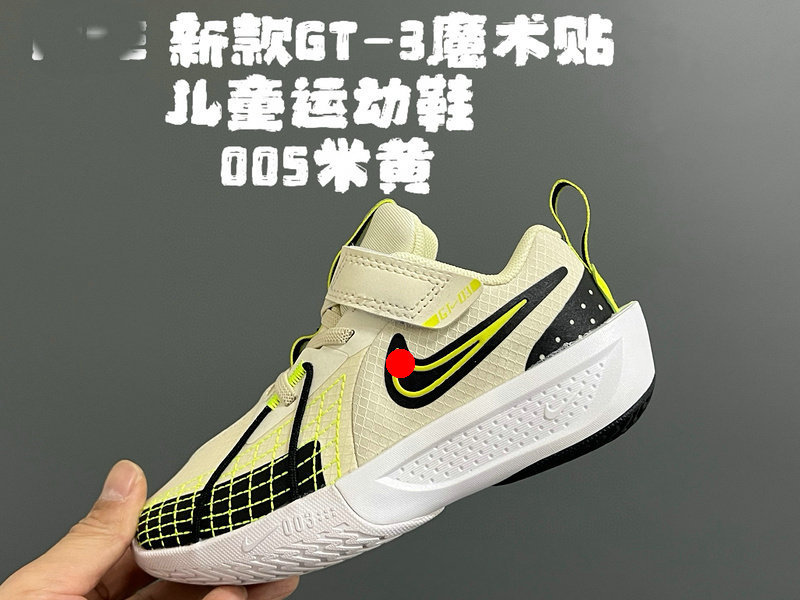 莆田童鞋纯原高版本NK儿童运动跑步鞋GT-3魔术贴童鞋低帮户外跑鞋|undefined