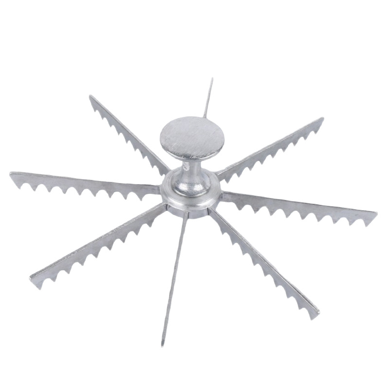 Cortador de Pizza de Aleación de Aluminio al por Mayor del Fabricante, Cortador de Pizza Multi-dientes de 5-12 Dientes, Herramientas para Hornear, Molde para Pastel