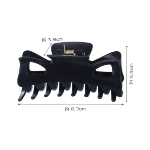 Henan Xuchang Wig Clip Wholesale Black PP Material No. 3 Claw Hair High Ponytail Hair Clip DIY Jewelry Accessories