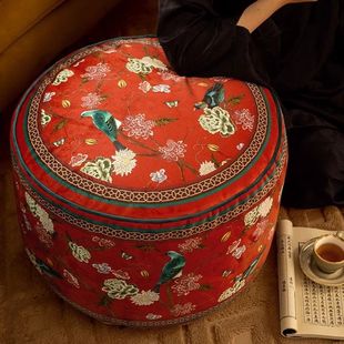 Sc Red Festive Cushion Floor Living Room Ottoman Balcony Tatami Lazy Sofa Futon Cushion Beautiful Years