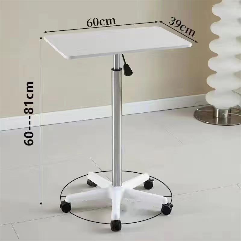 흰색 - 도르래 테이블 - 올려짐 [높이 60-80]