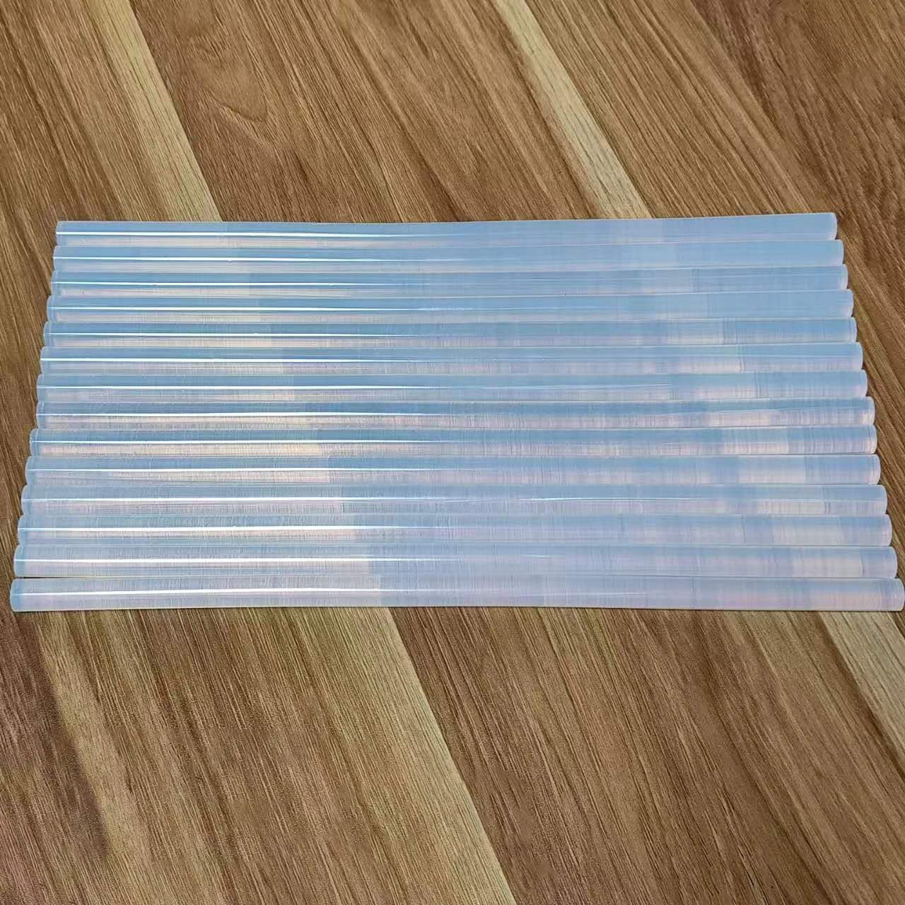 EVA透明高粘热熔胶棒条7mm11mm溶胶棒DIY胶枪黄彩色胶粒高温电子