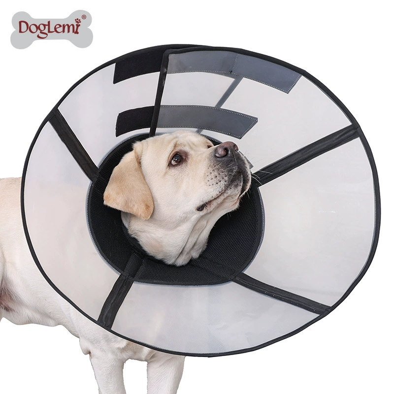 Трансграничное прозрачное кольцо для домашних животных Элизабет, защитный чехол для домашних животных, стерилизационный ошейник с защитой от укусов и лизания кошек и собак