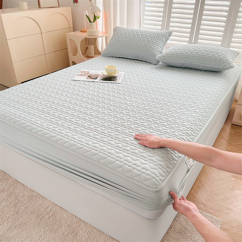 Sábana Ajustable Acolchada Impermeable y Anti-orina Clase A para Niños, Sábana de Algodón, Protector de Colchón, Protector de Colchón Simmons, Estilo Sábana Ajustable.