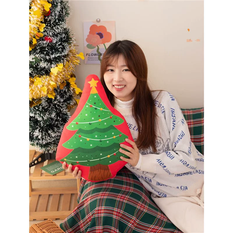 Cartoon pillow, Christmas doll, sofa
