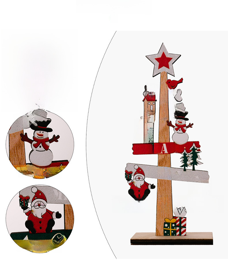 Kalėdinės stalo dekoracijos, angliškos raidės, medinė lėkštė pagyvenusiems žmonėms, sniego senio nykštukas, mediniai papuošalai pagyvenusiems žmonėms_voghion.com