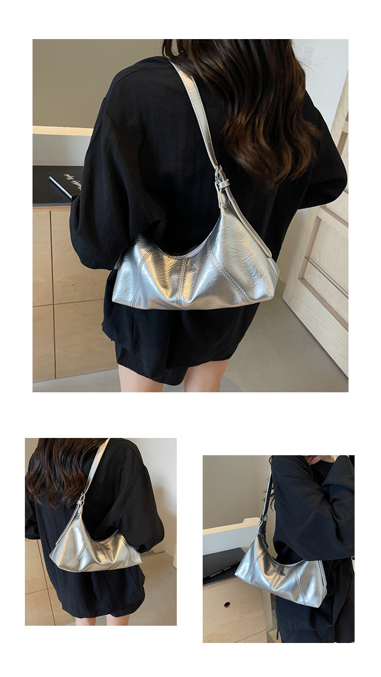 Sac à bandoulière tendance pour femmes sous les aisselles 2024, nouvelle version coréenne à la mode, simple, grande capacité, pour le travail et les déplacements_voghion.com