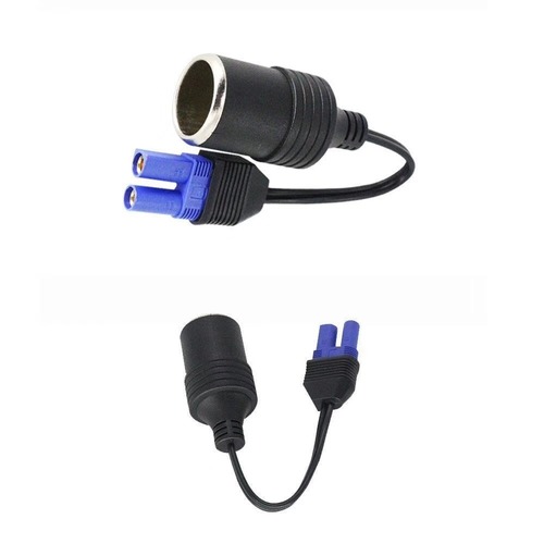 Factory direct sales EC5 to cigarette lighter car emergency start power conversion cable DC head cigarette lighter socket car