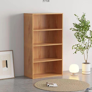 Bookcase Bookshelf Storage Rack Storage Cabinet Simple Floor-Standing Assembly Multi-Functional Combination Multi-Layer Small Cabinet Factory