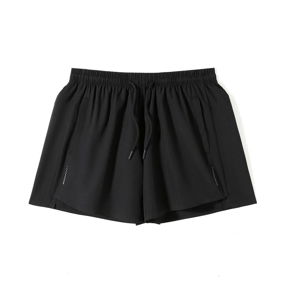 Pantalones cortos de secado rápido, pantalones de entrenamiento de malla transpirables para hombres, entrenamiento de maratón, pantalones deportivos