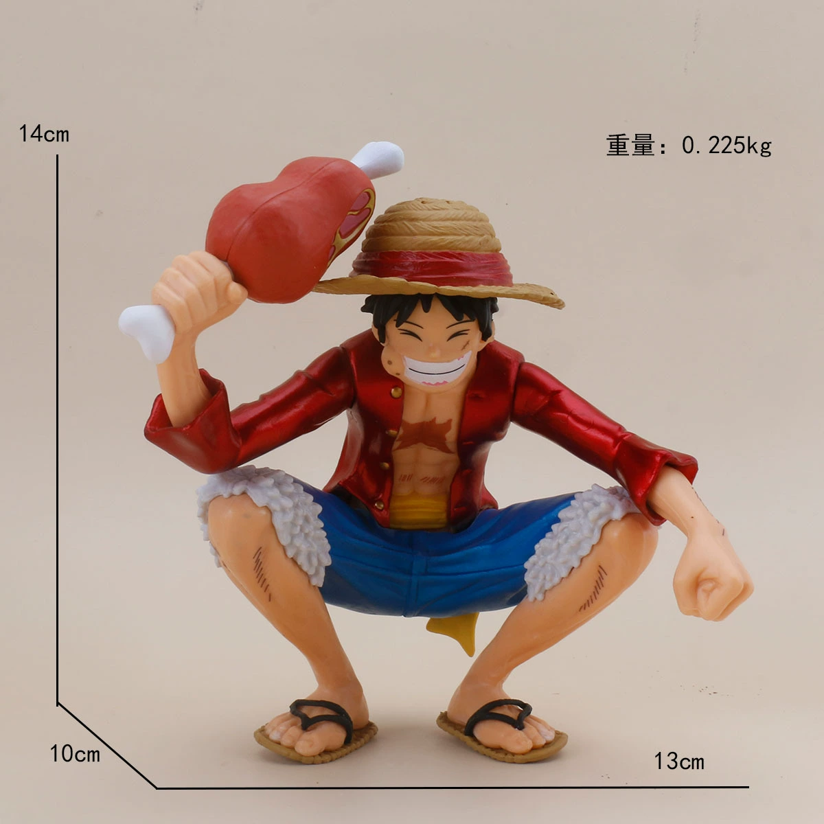 Фигура Luffy из PVC — коллекционная игрушка One Piece, несколько поз и выпусков, в пакетике или на окне