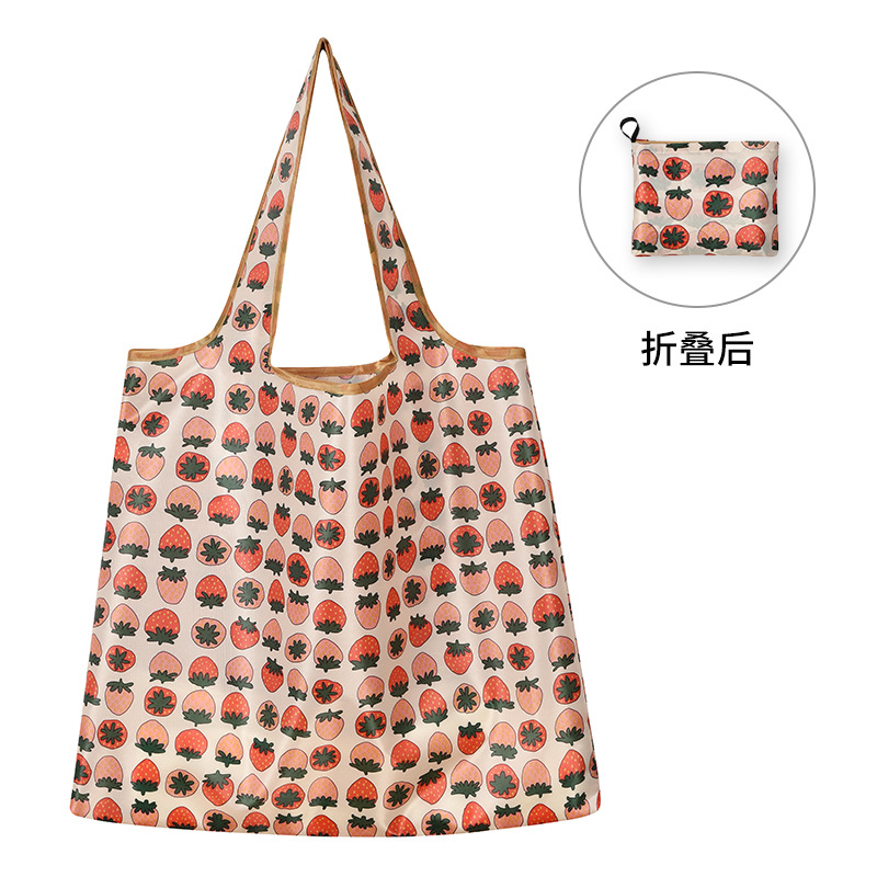 Bolsa de compras plegable grande para viaje, bolsa de supermercado ecológica, bolsa de almacenamiento portátil, bolsa portátil de gran capacidad image 7