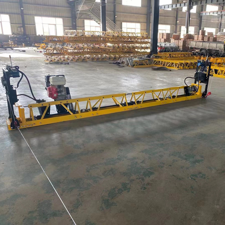 混凝土震动梁 水泥路面框架摊铺机 真到哦提浆提供震平机