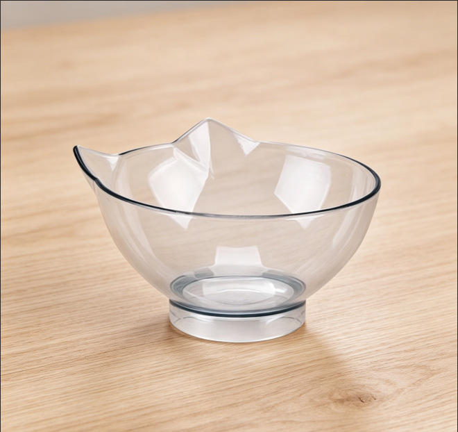 Cuello inclinado transfronterizo para gatos cuenco para perros cuenco para gatos cuenco de plástico doble cuenco para gatos cuenco para perros cuenco de agua cuenco para mascotas al por mayor