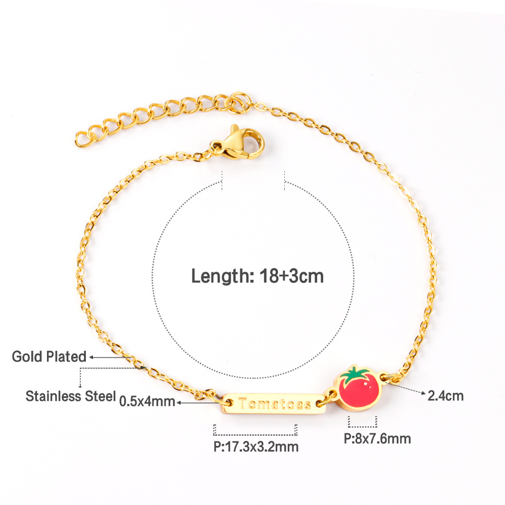 Cute Cartoon Stainless Steel Bracelets