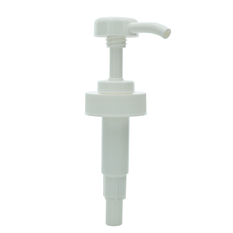 in stock 38-400 white food pump dispenser milk tea coffee syrup pump thread pump emulsion press pump