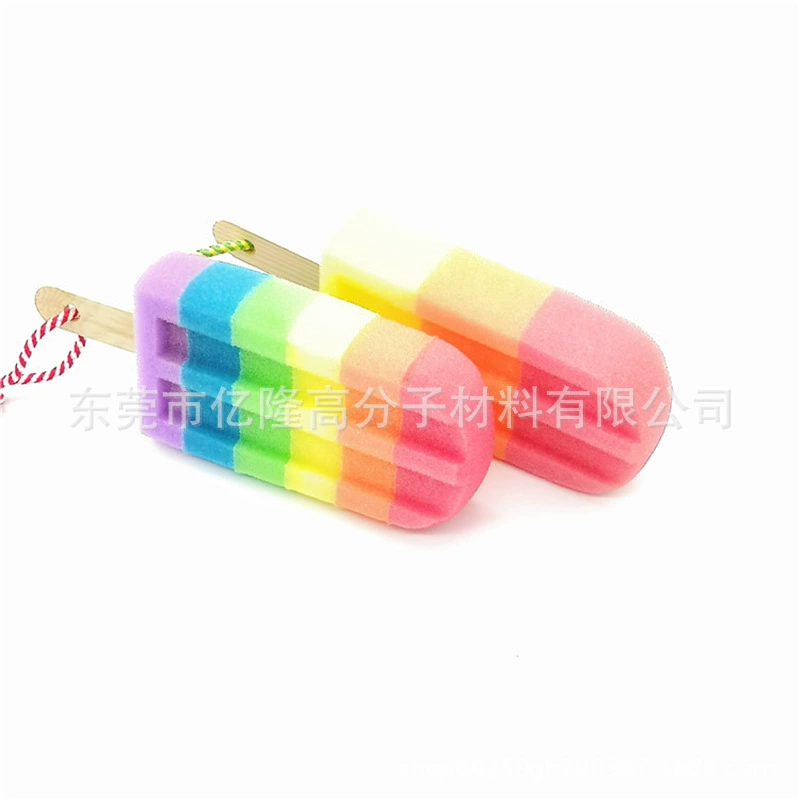 [韩国简约厨卫清洁用品水果雪糕刷仿真快干海绵水垢清洁棉擦]