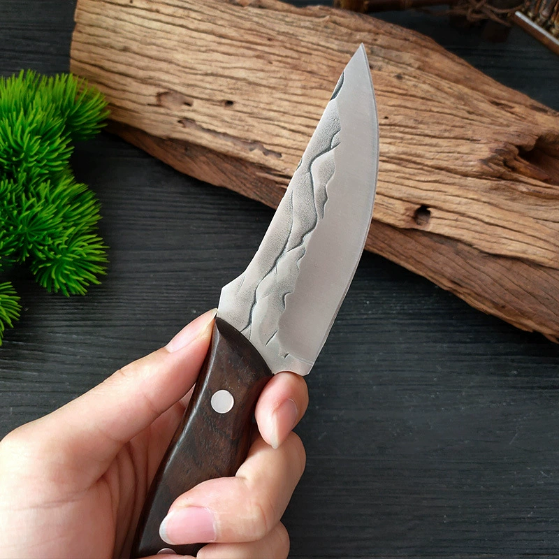 Кольцо рука держит мясо и портативный нож, и нож для костей кемпинг нож, барбекю, разделение мяса, овощей, вода нож