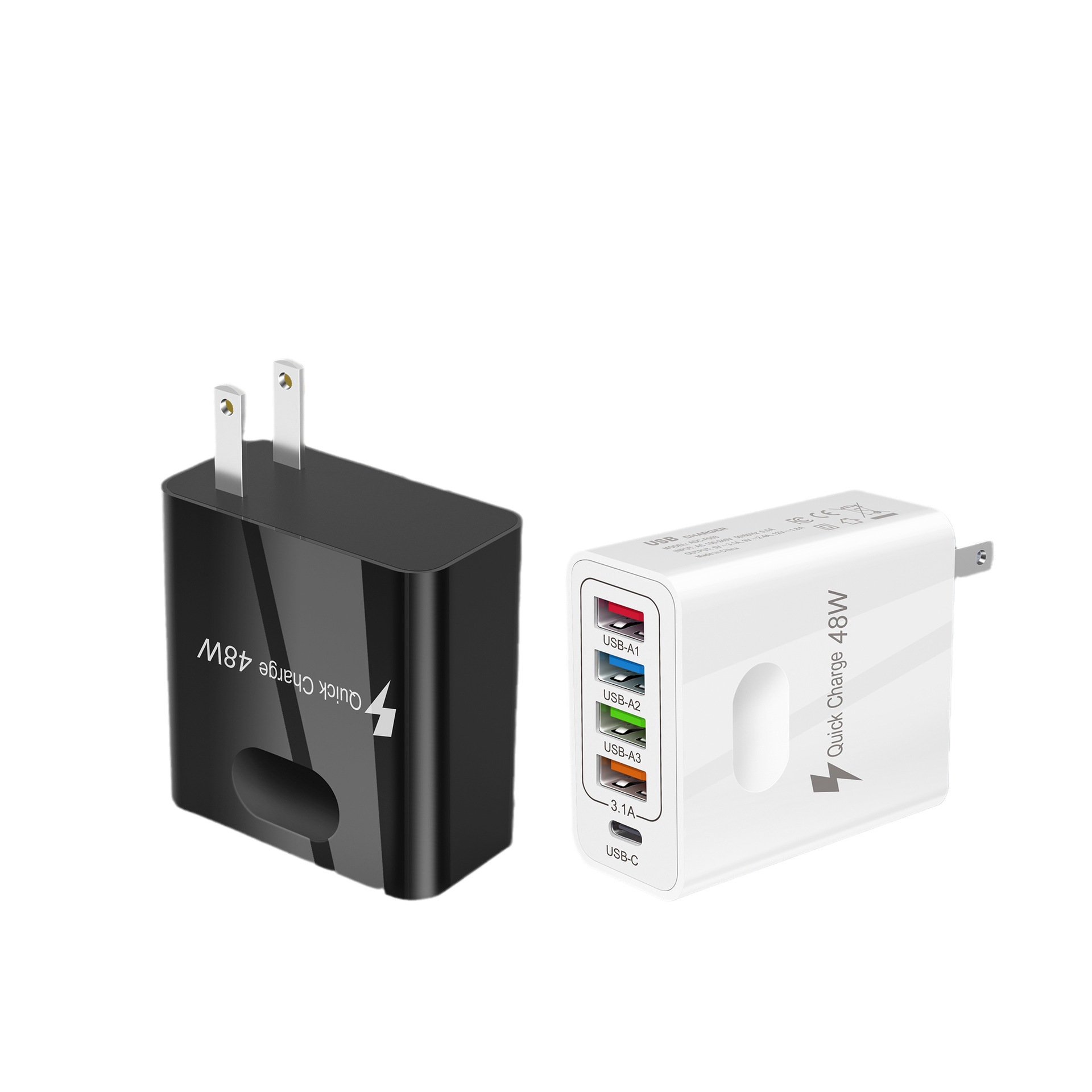 Sınır ötesi yeni ürün çoklu portlu USB şarj cihazı 5v2a Avrupa tipi-c çok fonksiyonlu hızlı şarj cep telefonu PD şarj başlığı