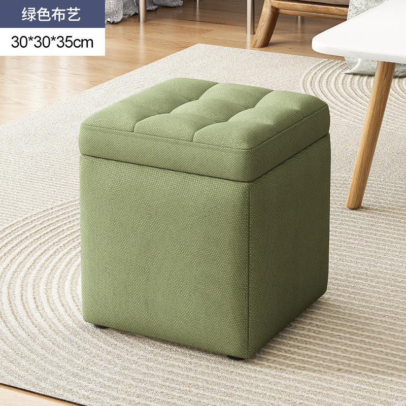 Taburete de almacenamiento, taburete de almacenamiento, puede sentarse en la puerta de la casa, probador de zapatos, banco de sofá pequeño, taburete de cambio de zapatos multifuncional