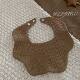 2024 Nordic Style Solid Color Petal Bib Baby Bib Newborn Spit Towel Class A Cotton Yarn Baby Bib