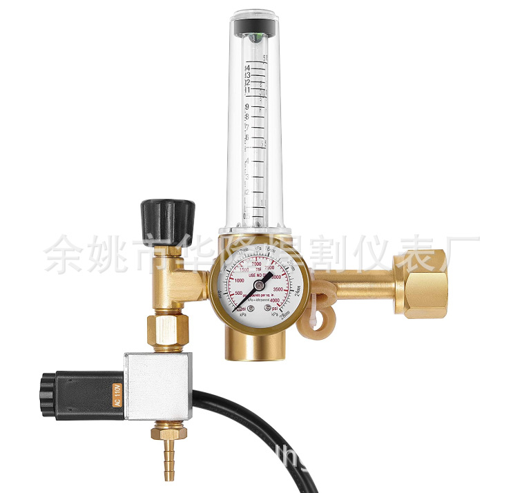 AR191全铜氩气表 氩气减压阀 减压器 外牙 出口型氩气表