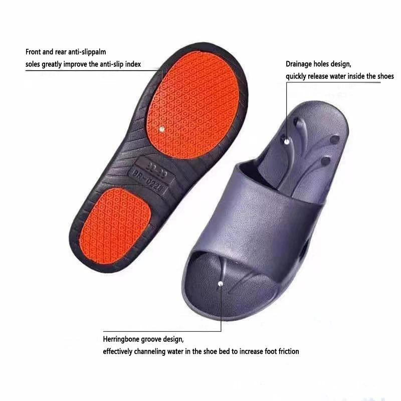 Non-slip slippers, quick dry pad for traveling, material