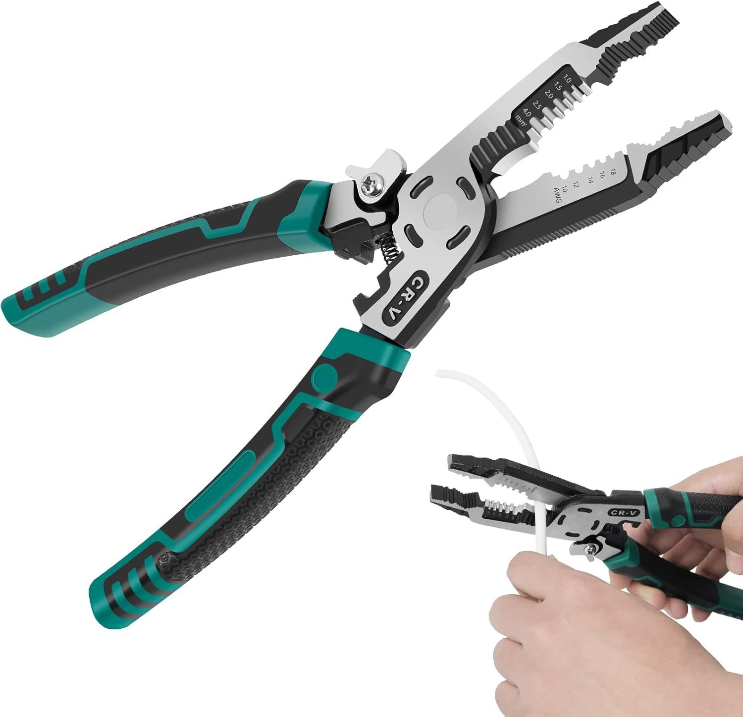 Wire Stripper High Carbon Steel Wire Stripping Pliers Ergono