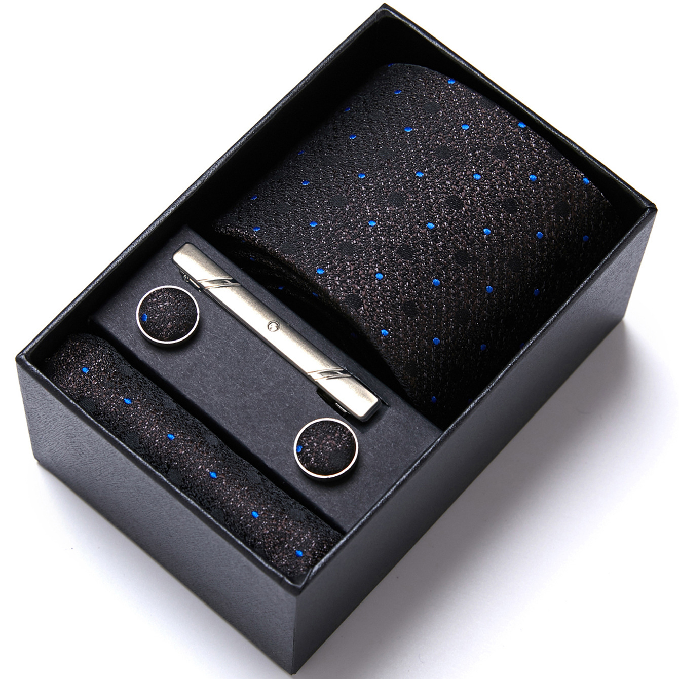 Fabricante en stock de los hombres corbata caja regalo traje ropa formal negocios boda trabajo grupo camisa accesorios verano nuevo