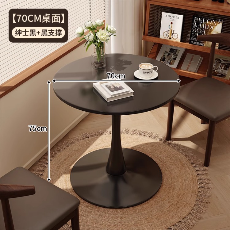 Mesa de centro, mesa de negociación de ocio, combinación de mesa y silla, sala de estar, mesa lateral para el hogar, mesa de café, balcón simple de tulipanes, mesa redonda pequeña