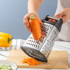 9-inch curved four-sided planer, stainless steel vertical planer, vegetable and fruit planer, grater and grater with storage box
