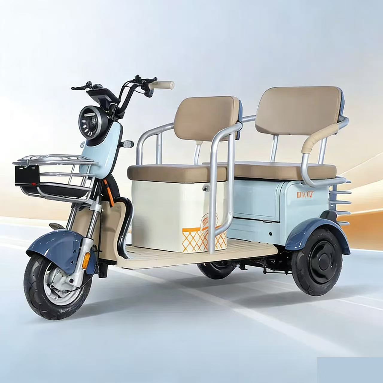C6 triciclo eléctrico comercio exterior mayorista ocio automóvil eléctrico doméstico de alta potencia coche de batería para personas mayores triciclo