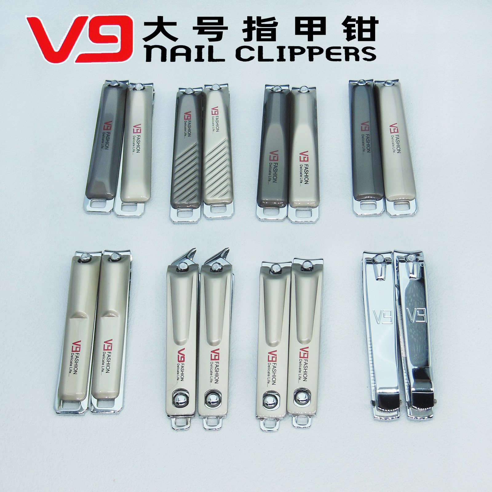 Big manicure tools set for nails for manicure