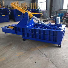 曲阜鼎立峰半自动立式打包机价格湖北地区125吨废铝废铁压块机器