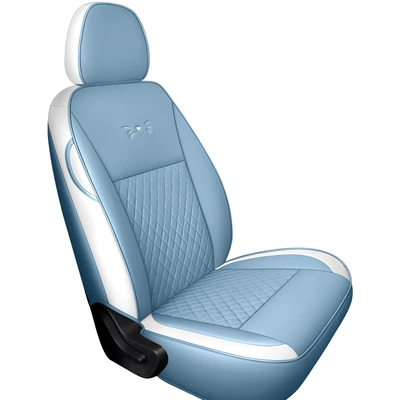 Modelə uyğun (Original) oturacaq örtükləri: white cat car seat cushion good