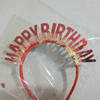 Birthday party letters Birthday head hoop female new birthday girl happy birthday head hoop headwear