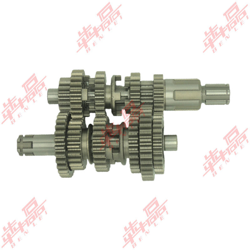 Benlei Zongshen Cb250-F Large Cylinder Head 5-Speed Huayang T4 Off-Road Motorcycle Engine Main and Secondary Shaft Assembly