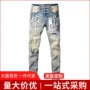 修身小脚弹力新款牛仔裤