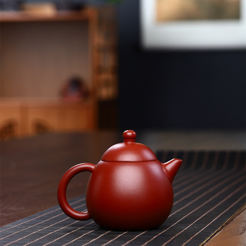 Yixing purple clay pot tea set wholesale famous teacher gift box Dahongpao dragon egg teapot can support the family gift tea set