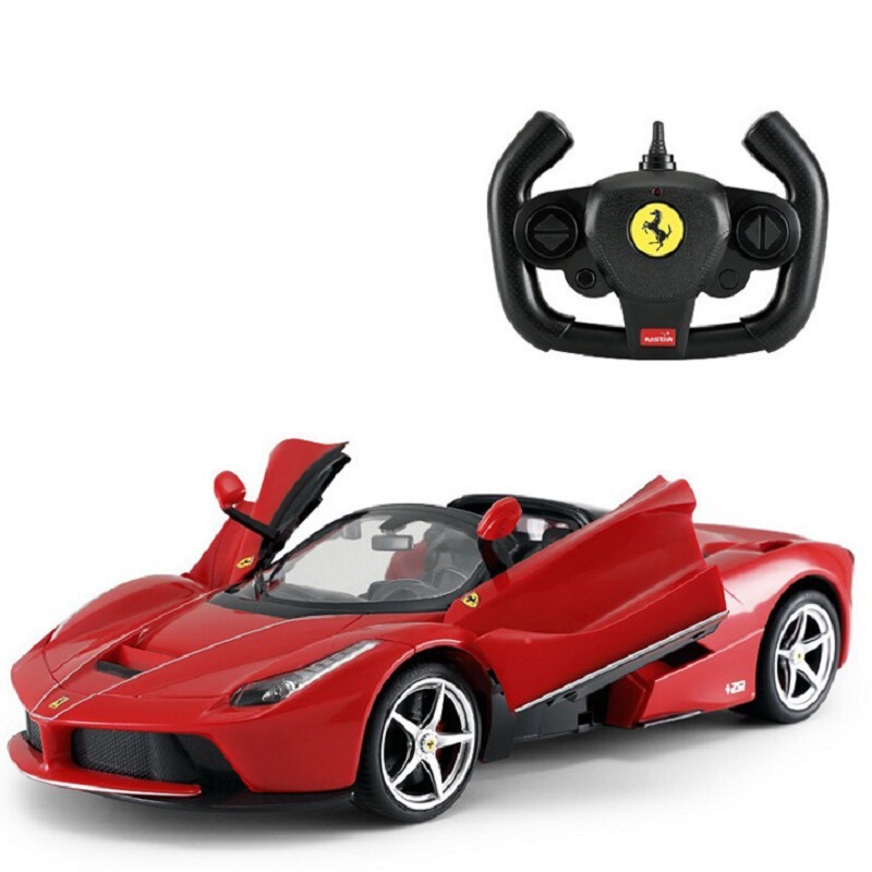 RASTAR Star 1:14 Ferrari can turn on the lights can open the door sports car boy remote control racing toy play house