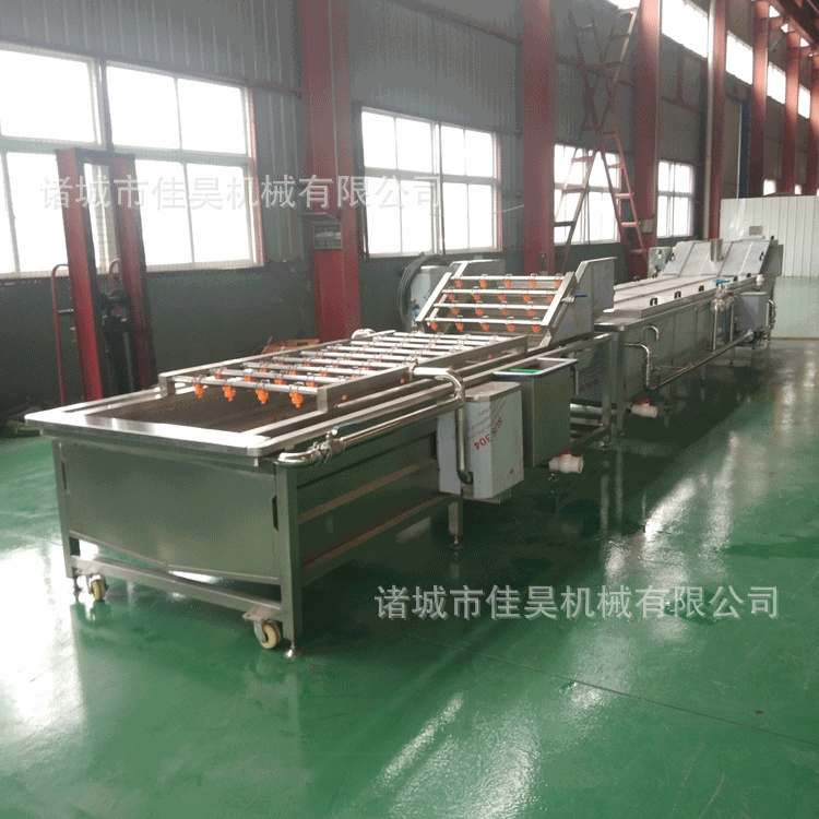 大型多功能玉米蒸煮机 蔬菜清洗漂烫冷却机 玉米果蔬蒸煮线设备