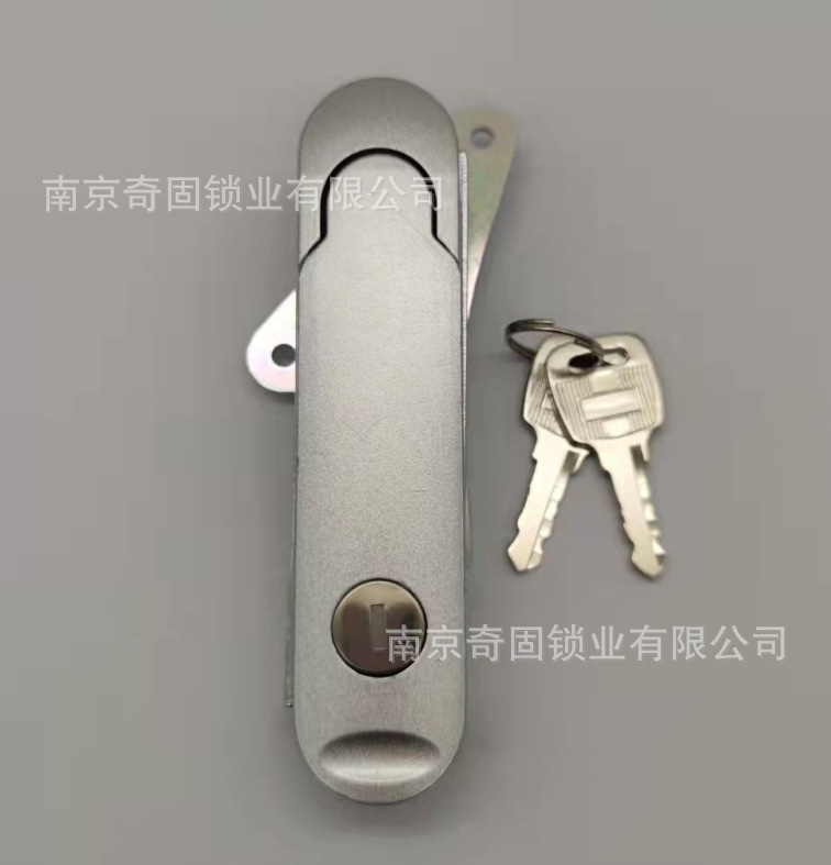 奇固电柜门锁MS843-3亚光 机箱机柜门锁批发平面工业设备柜锁