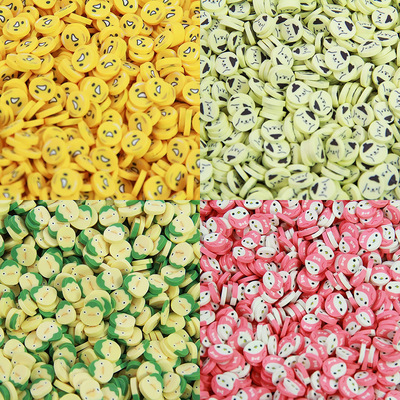 蛋蛋小雞小狗可愛卡通軟陶切片史萊姆起泡膠外網填充物手機殼配飾