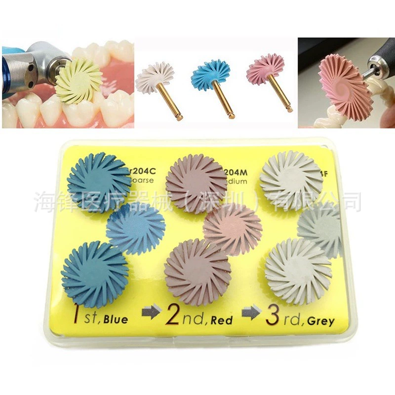 Стоматологический полировальный диск для самостоятельной глазури, полировальный диск для самостоятельной глазури, полировальная головка, шлифовальный круг, шлифовальная головка, гибочный станок, шлифовальная головка, 6 шт./кор.