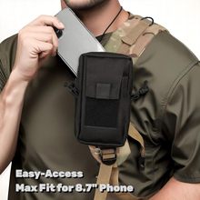 Manba肩带挂包户外战术包军迷molle附件包登山徒步对讲机手机包